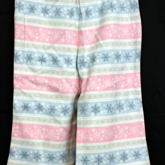 2007 Gymboree Baby Snow Princess 12 18 M Pink Leggings Pants Snowflakes - Picture 4 of 8